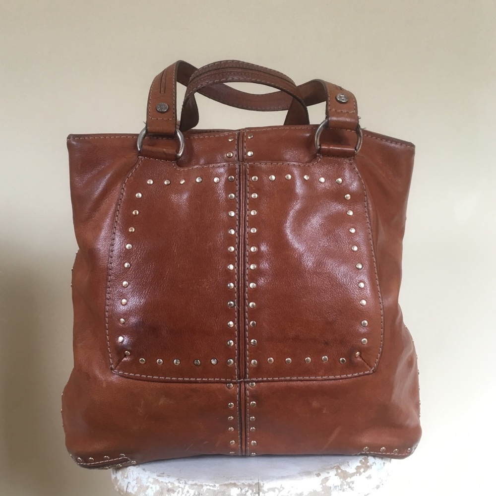 Michael Kors Studded Leather Shoulder Bag
